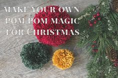 Make Your Own Pom Po