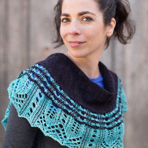 Cheers Shawl from Nelkin Designs photographed byt Patty McGuire