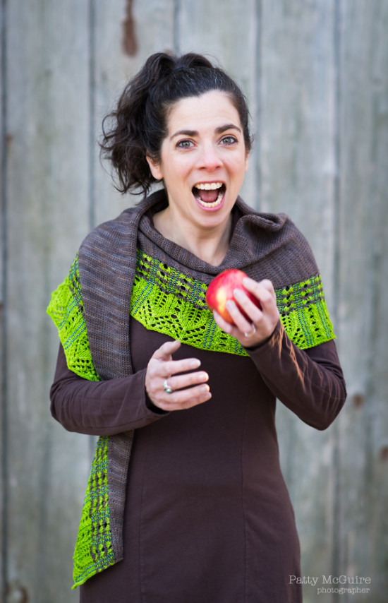 Cheers Shawl from Nelkin Designs photographed byt Patty McGuire
