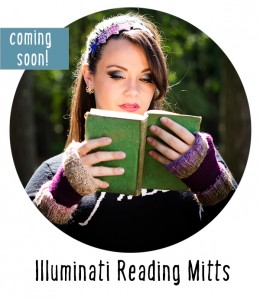Illuminati Reading Mitts Knitting pattern