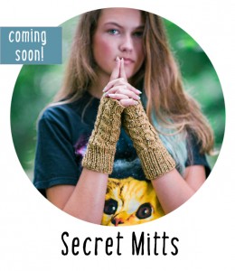 Secret Agent Mitts knitting pattern