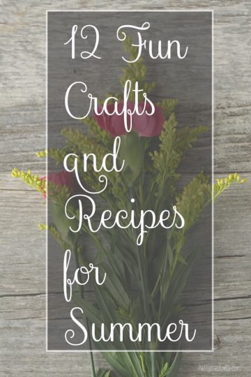 12 craft and recipe ideas for summer from pattymac Knits