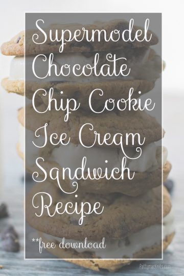Supermodel Ice Cream Sandwiches