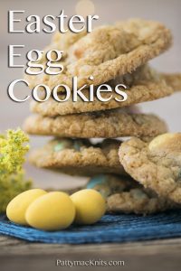 Easter Egg Cookie Recipe using Hershey's Easter Eggs. Easy to Bake and so Delicious! Perfect for Easter Baskets or Brunch. | Pattymac Knits