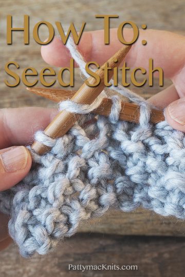 How to make seed stitch | Seed stitch | How to Knit | What is seed stitch | what is the difference between knit and purl stitches